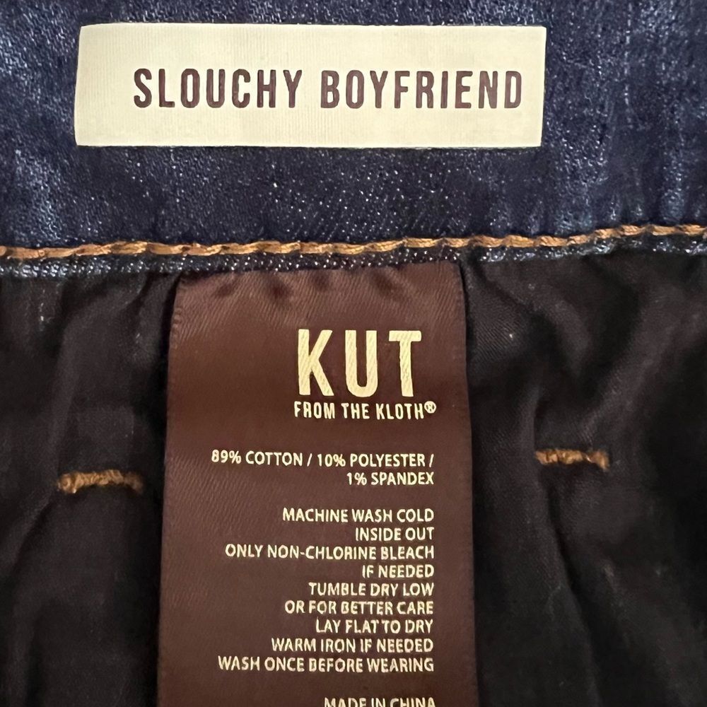 Kut From The Kloth Women’s 6 Slouchy Boyfriend Jeans - Picture 9 of 9